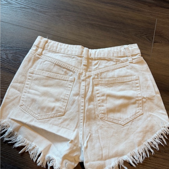 Wild Fable White Distressed Jean Shorts - Picture 2 of 3